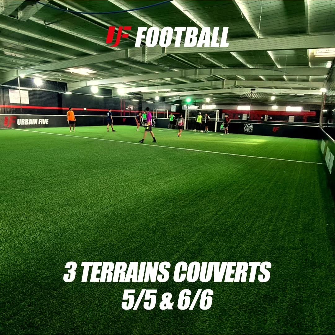 Terrain de foot à 6 couvert et climatisé